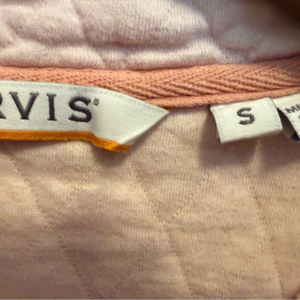 Orvis Light Pink Quilted  Pullover - Picture 4 of 4